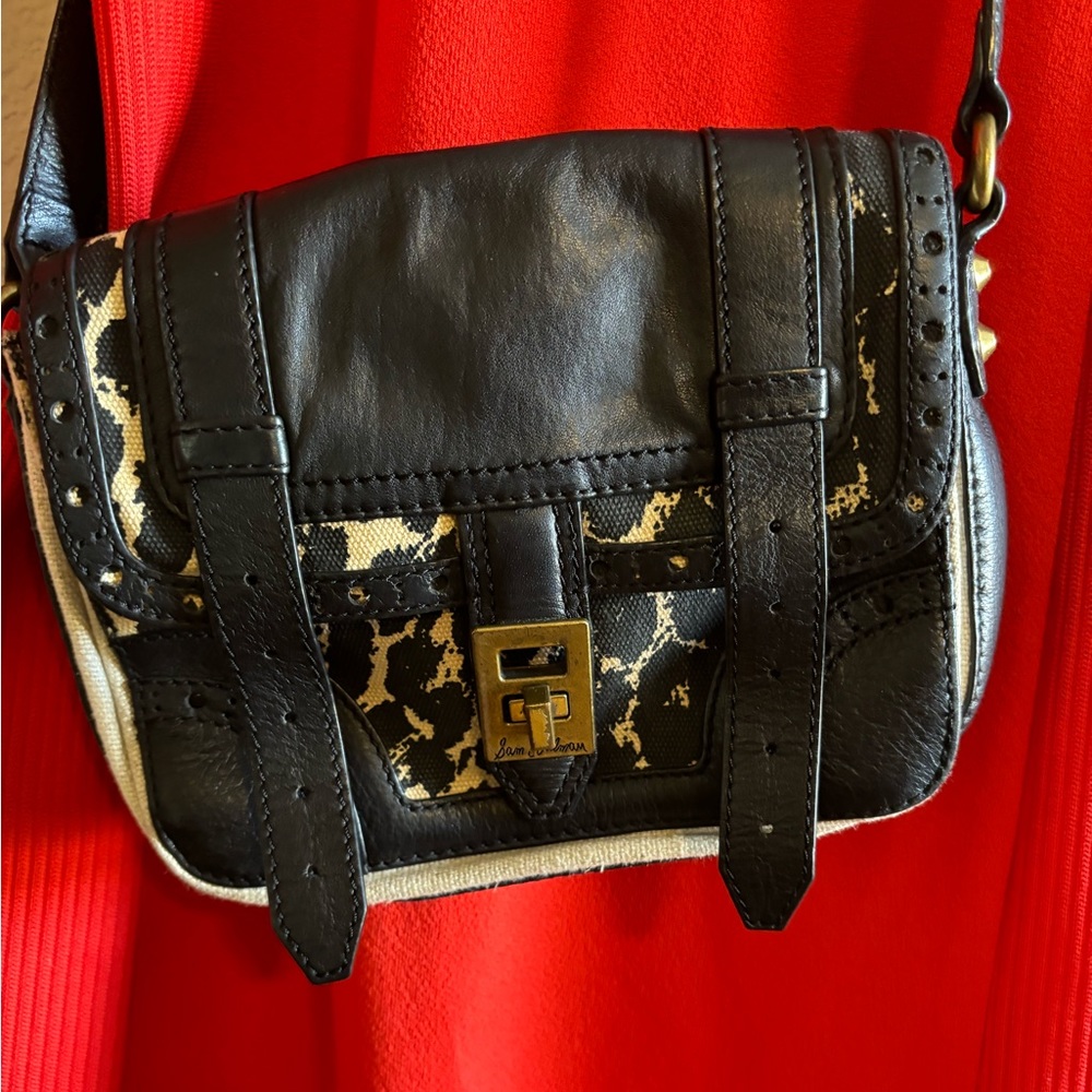Sam Edelman Small Cecile Crossbody Bag Leopard print